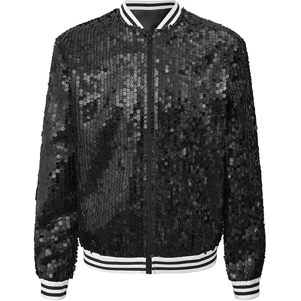 Amazon.com: Miaeowve Kids Girls Sequin Bomber Jacket Sparkle